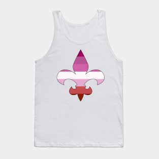 Fleur De Lis Lesbian Pride! Tank Top